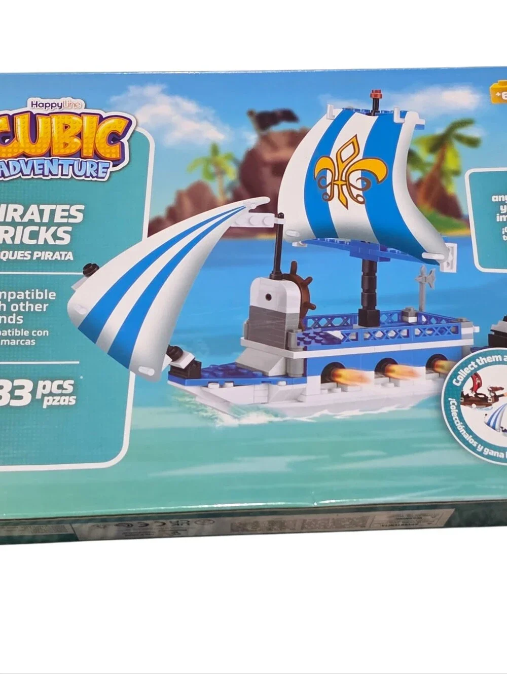 New Pirate Bricks Cubic Adventure
